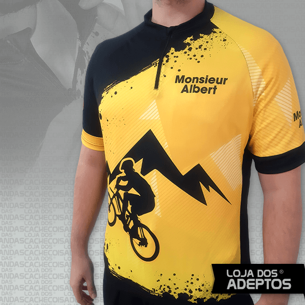 T-shirt Ciclismo Monsieur Albert